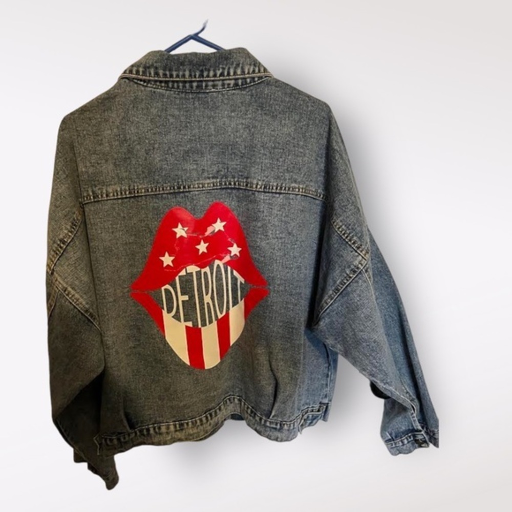 Rivalry‎ Denim Jacket with Image on Back